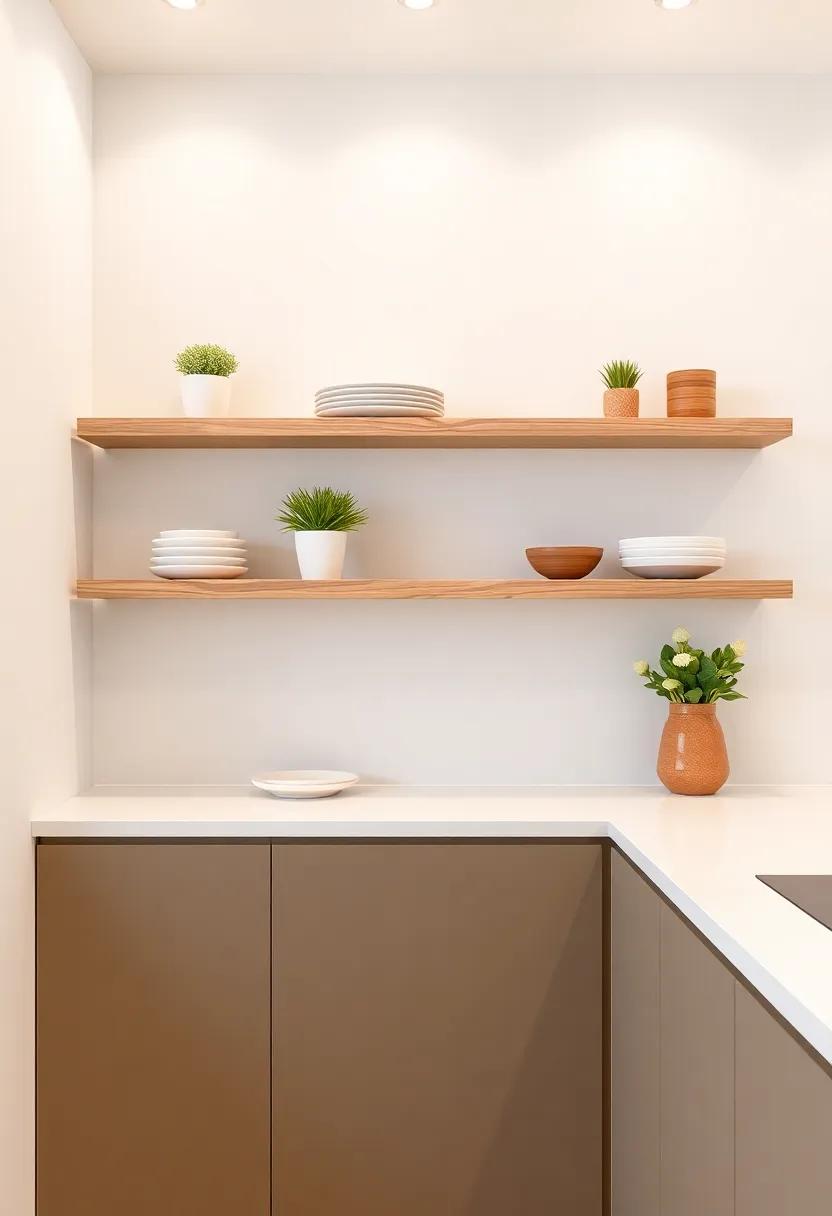The Elegance of Floating​ Shelves in Compact Kitchen Spaces