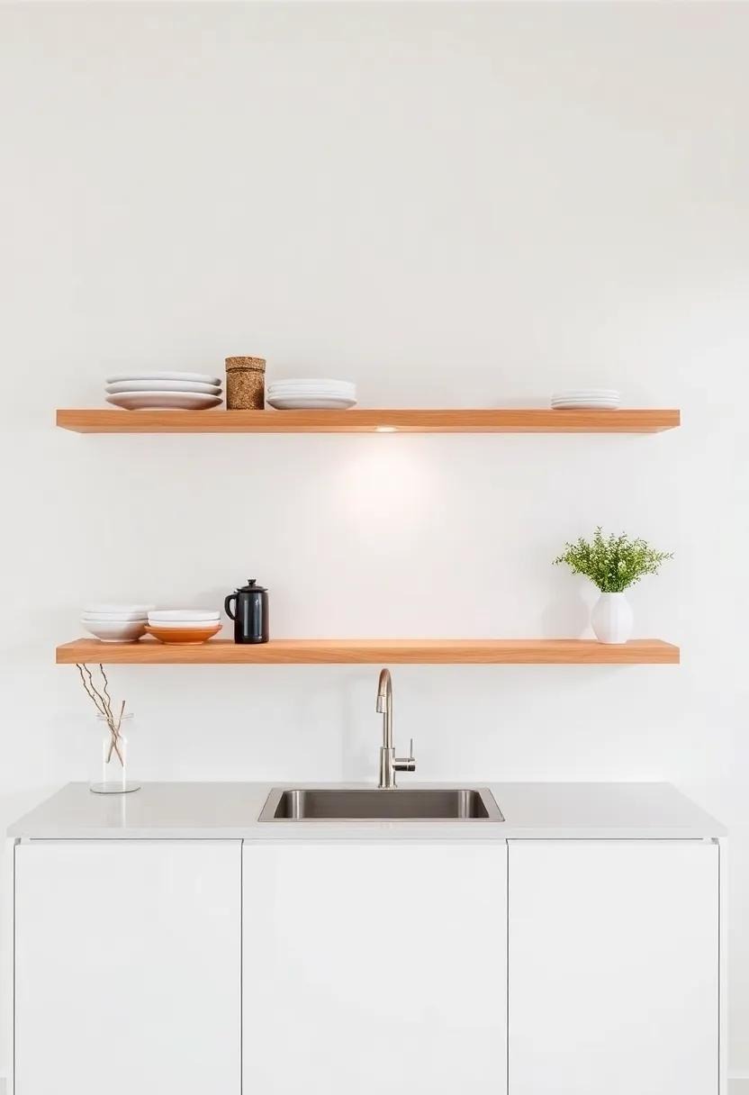 Enhancing Small Kitchens⁣ with ‌Floating Shelf‍ Focal ⁢Points