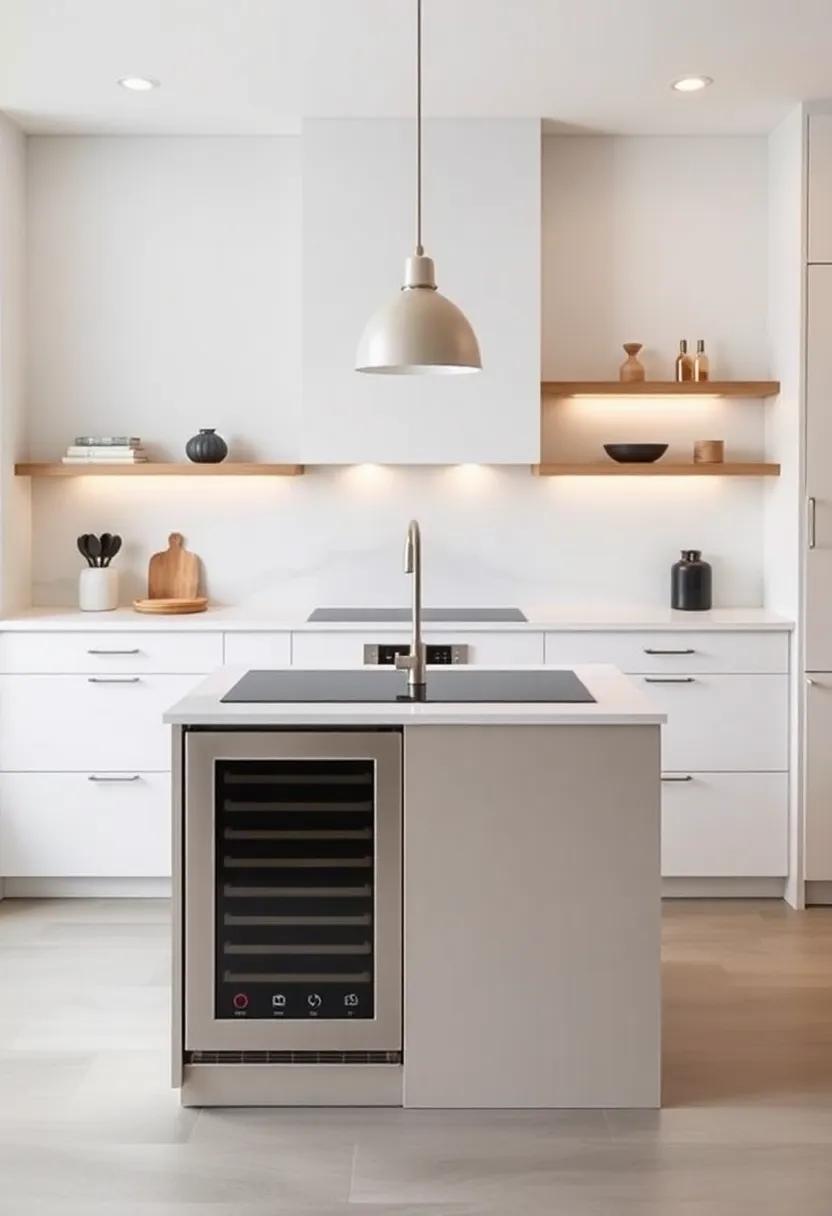 Built-In Appliances: Integrate a cooktop or wine cooler directly into the island design, maximizing functionality without compromising ⁤on style in your small kitchen