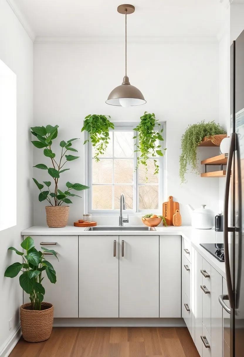 Adding Greenery to Bring Life ​and Color into Your Kitchen Nook