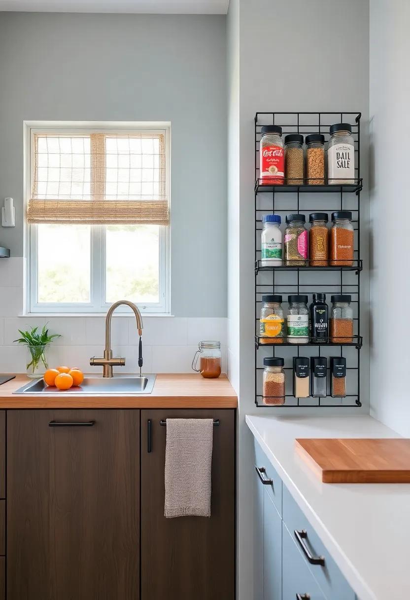 Unique Upcycled Spice Racks: see how creativity shines through in upcycled spice racks made from everyday items, providing solution-driven designs for the eco-conscious cook