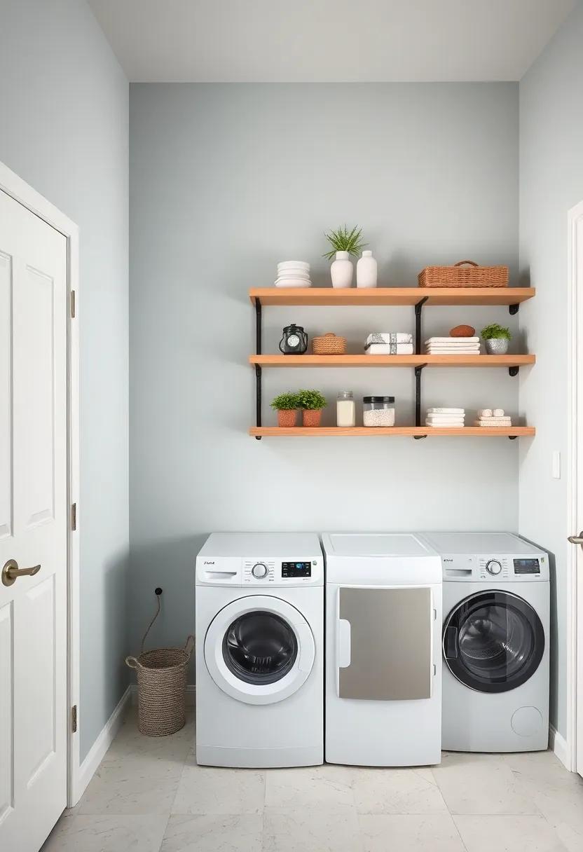 Inspiring Wall Shelves That Transform Small Laundry Rooms into Functional Spaces