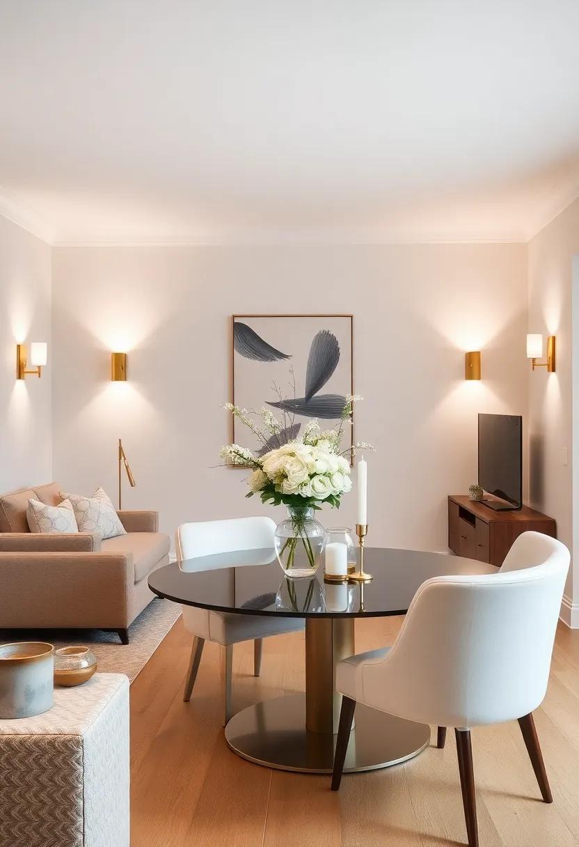 The Magic of Layered Lighting Featuring Wall Sconces and Centerpieces