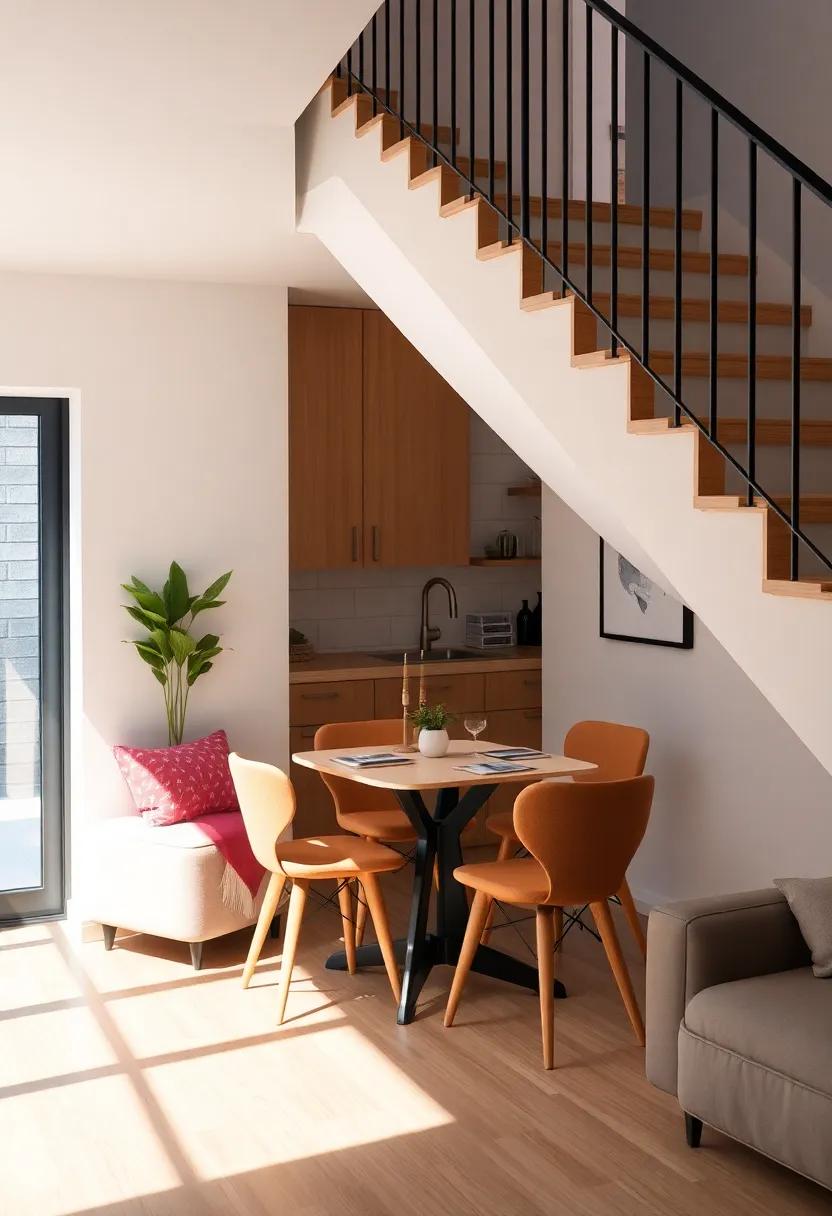 Creating‍ a Compact Workspace under the Stairs:⁣ Function meets⁣ Style