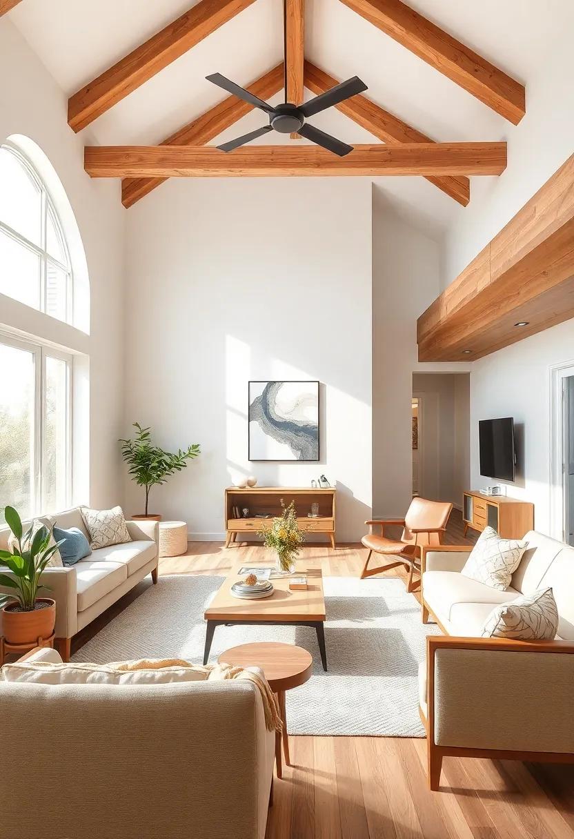 Warm ⁤Up ⁣with Wood: Choose furniture and decor items ⁢made from ⁤natural wood ⁤to complement the beams and create a cohesive look