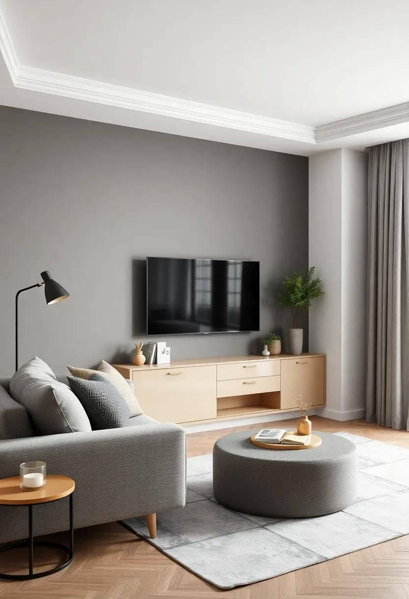 Employ Murals or Wallpapers ⁣that Hide Storage Options