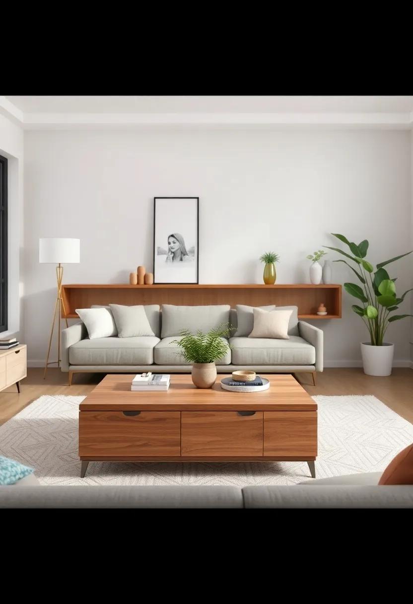 Transform Your Coffee Table ​into a Hidden Storage Haven