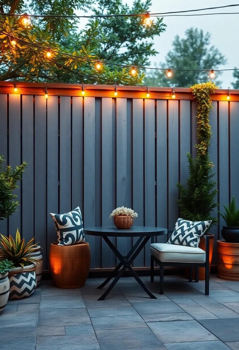 Transform Your Fence with Decorative Lighting⁣ for ⁢a Magical Backdrop
