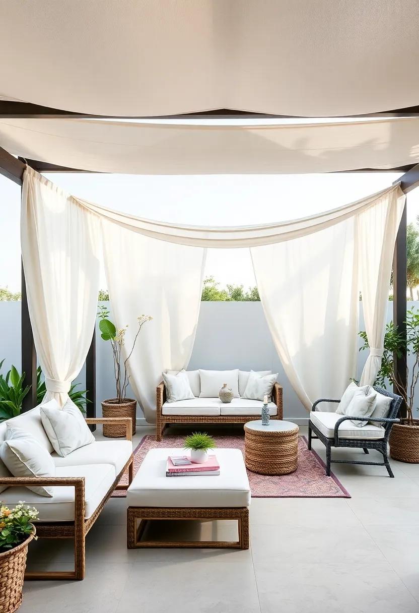 Creating A Cozy Canopy With Fabric Draping for Stylish shade and Comfort