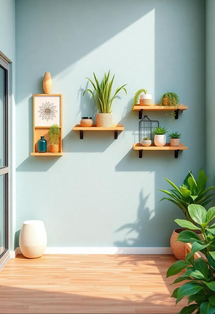 Utilizing Wall-Mounted Shelves for Artful Displays and Functional Storage