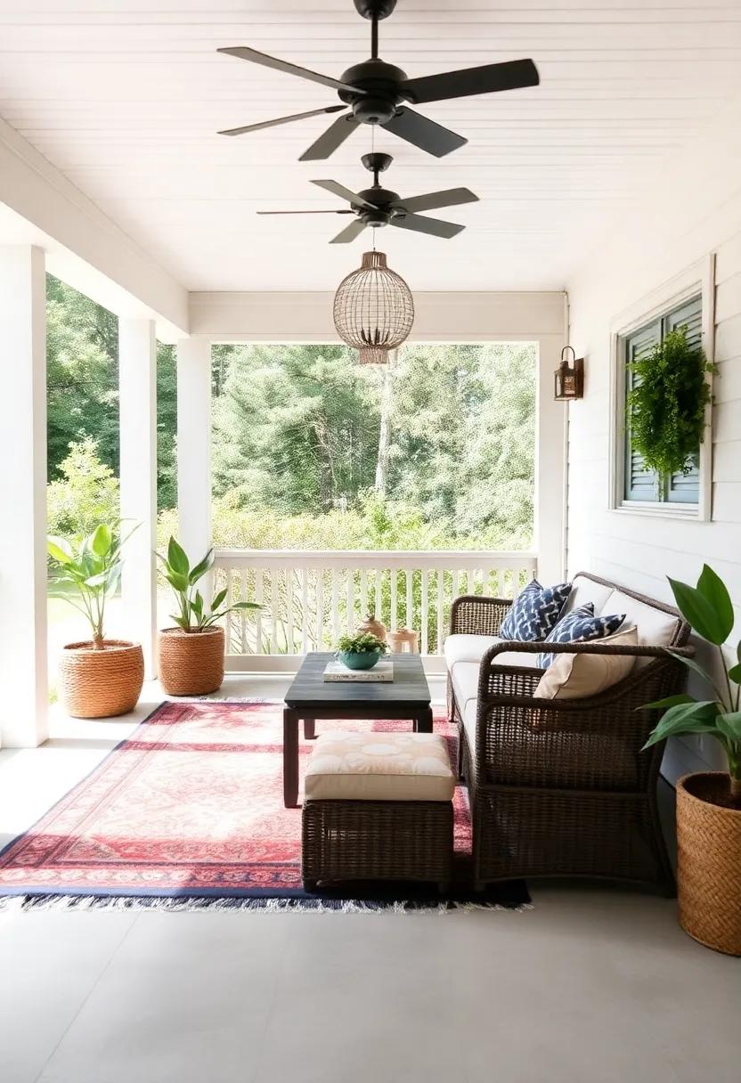 embracing​ a Bohemian⁣ Vibe with Eclectic Outdoor Rugs