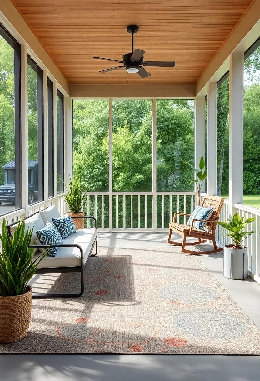Exploring Natural Materials in Outdoor Rug Designs⁢ for Your porch