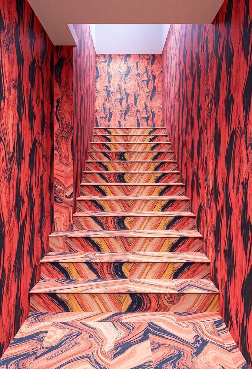 Creating Visual Illusions with Color and Pattern on‍ Staircase ⁢Storage
