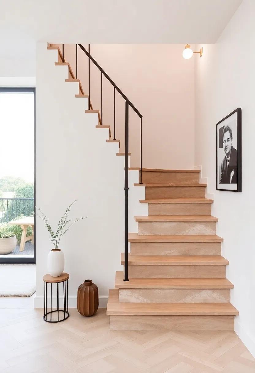 Highlighting Art and Decorative Elements in Staircase Storage design