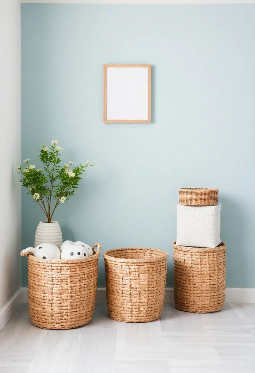 Decorative⁣ Baskets and Bins for Stylish Organization Solutions