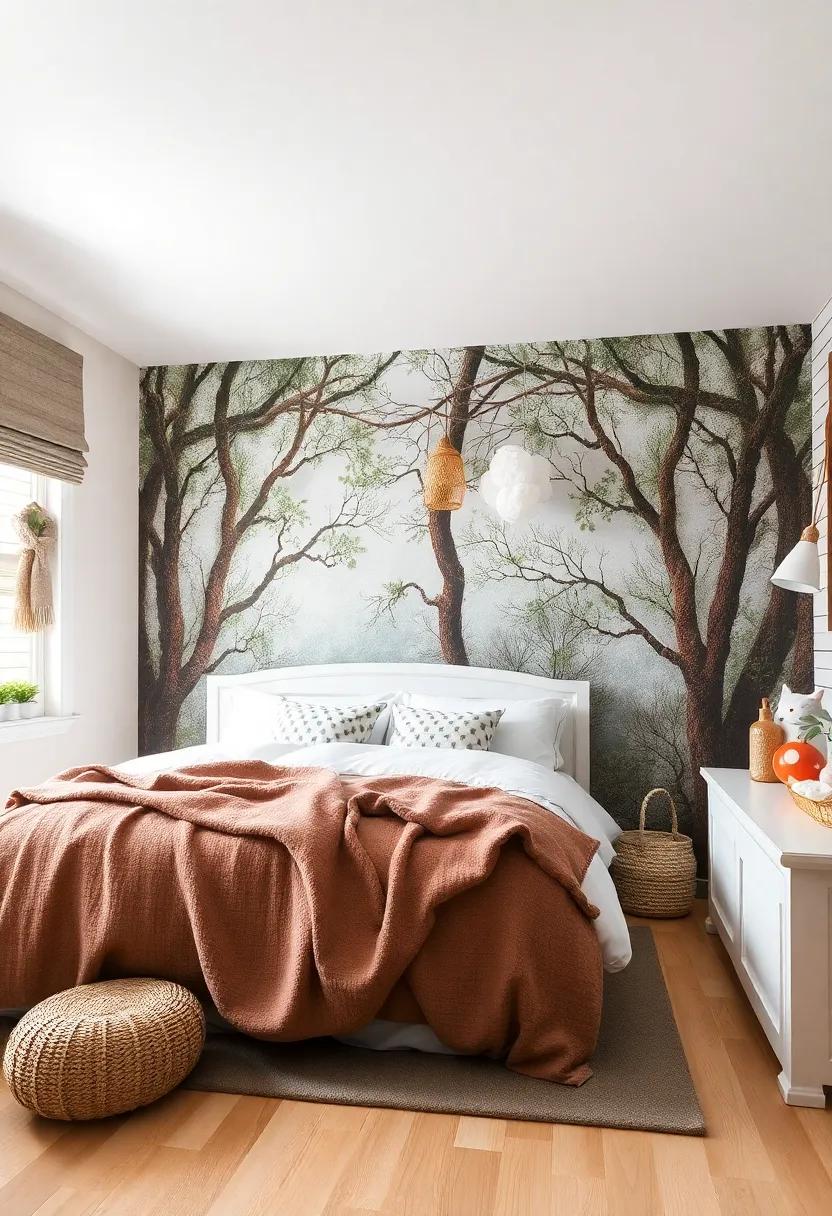 Enchanted Forest ⁤Décor:‌ Bring in elements of nature, such‍ as‌ branches ⁤and greenery, to ⁤create a whimsical forest feel ⁤within the room