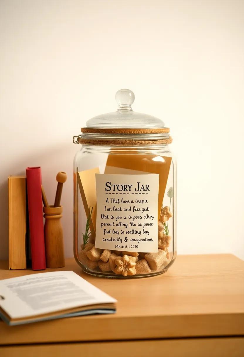 Story⁣ Jar: Place a jar⁢ filled​ with prompts or quotes that inspire storytelling,⁤ offering​ a ⁣daily dose of ​creativity and imagination