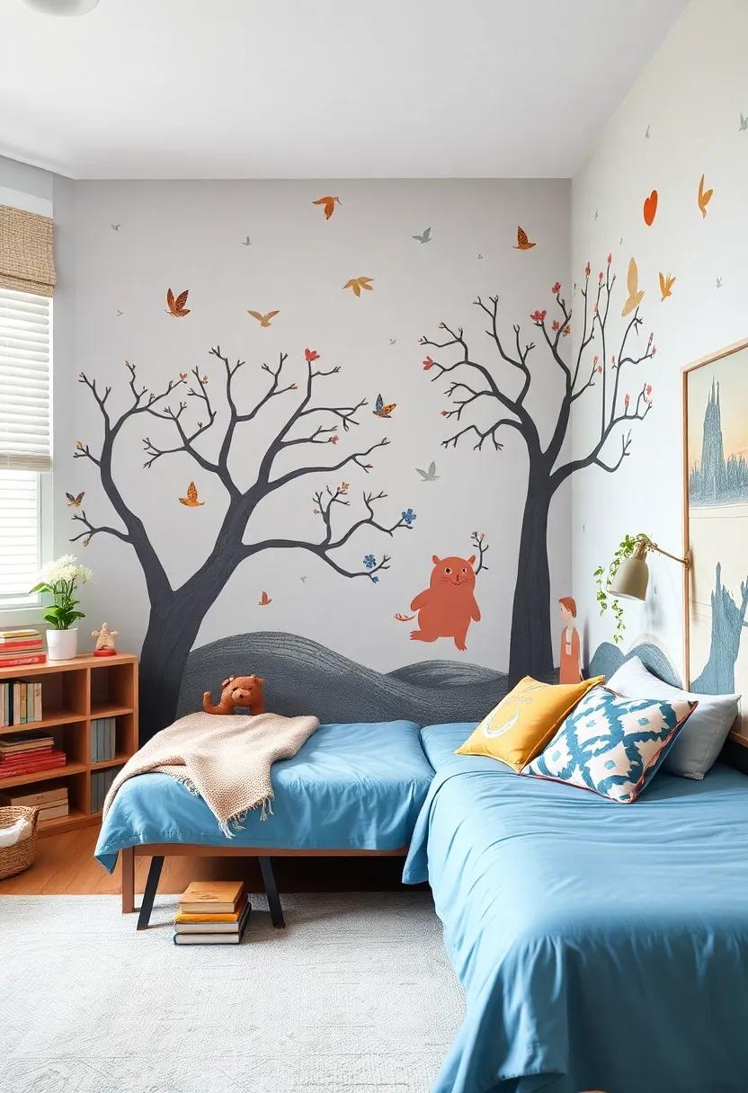 Story-Inspired Mural: Paint or ‍hire an artist ⁤to create⁢ a ⁢mural that depicts a beloved story or character for a striking⁤ focal point