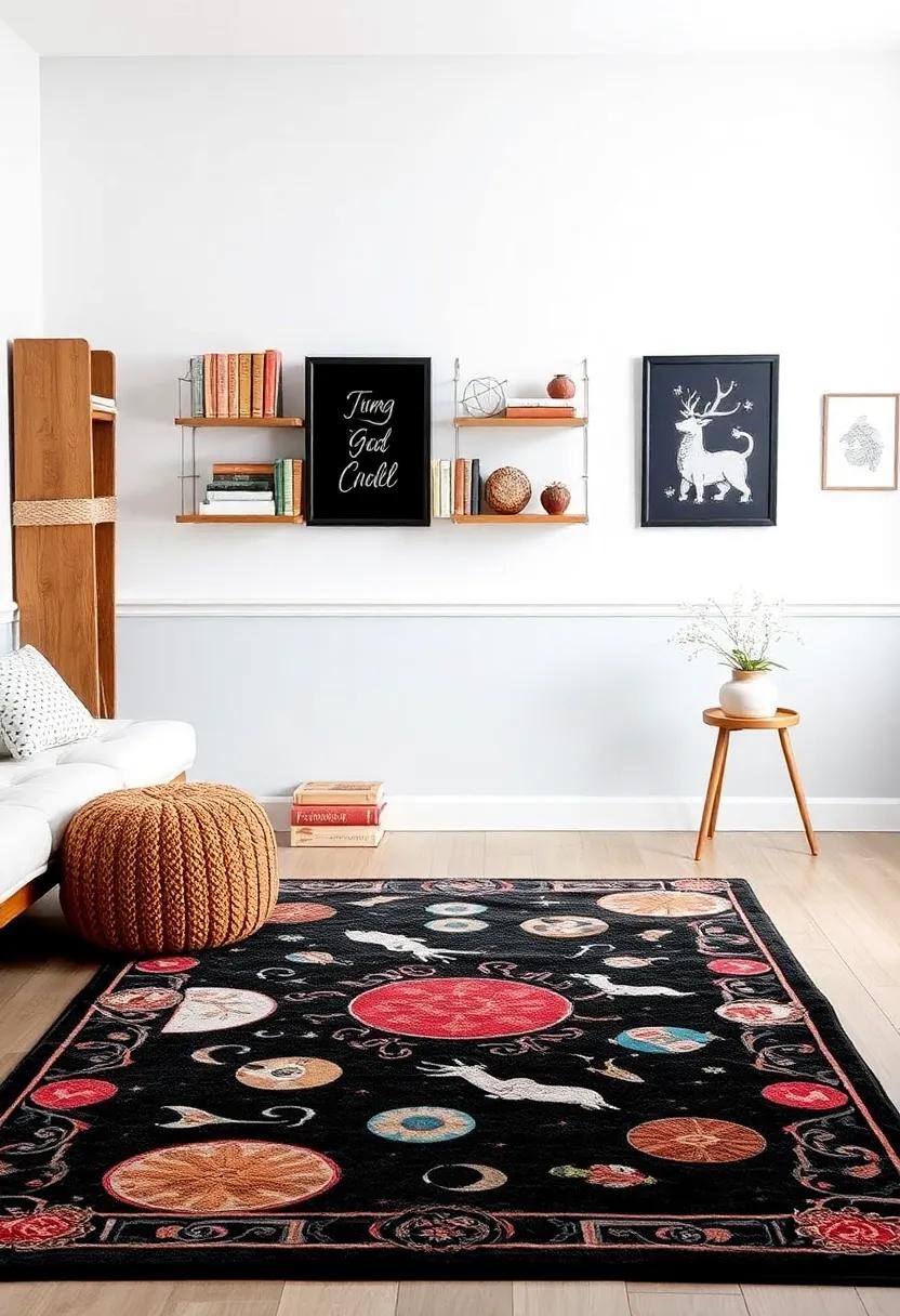 Themed Area Rugs: Incorporate⁤ rugs featuring designs ⁢inspired by your favorite stories⁤ or characters to tie the room together