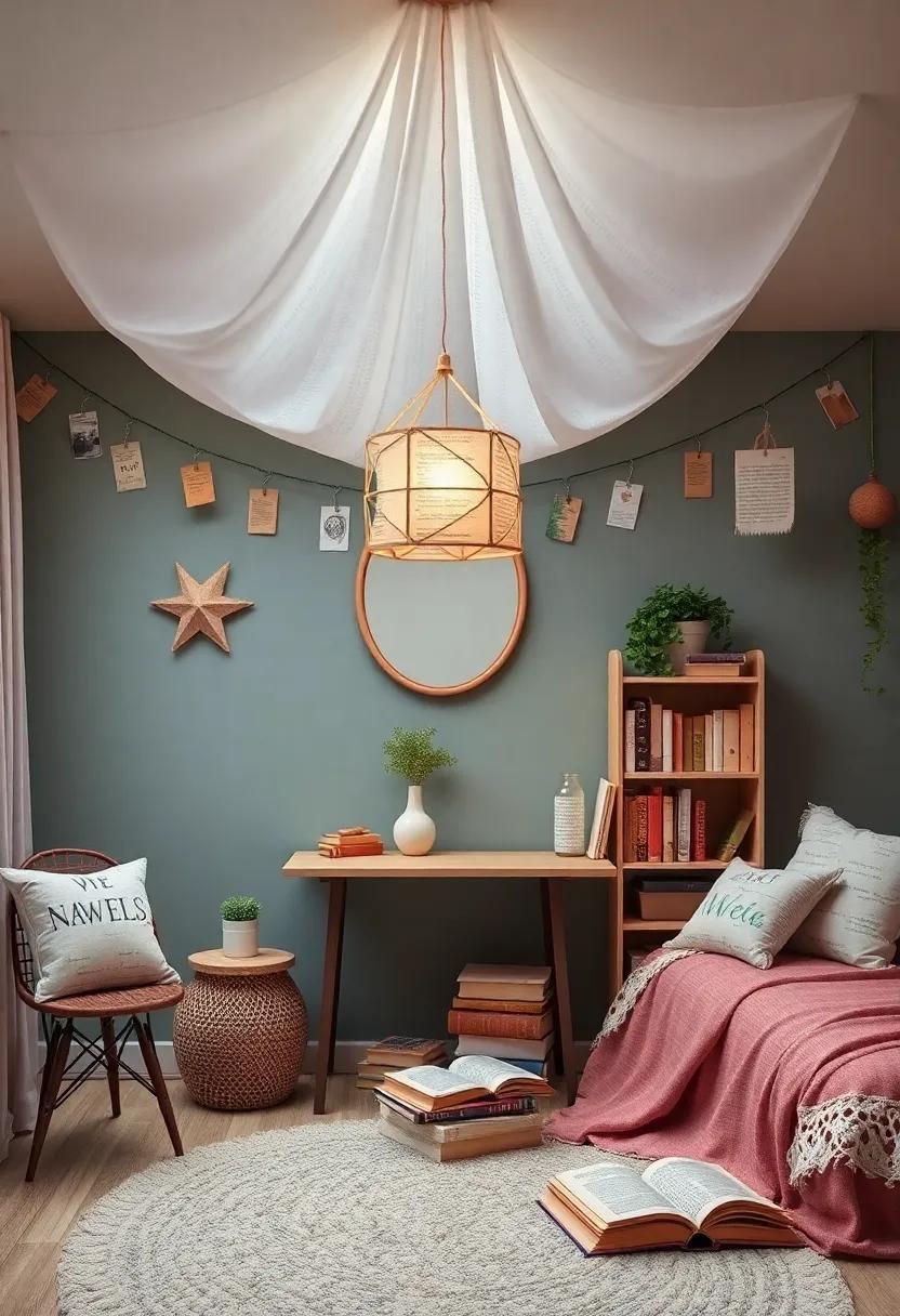 Upcycled Book Page Decor:⁢ Use ⁣old book pages to craft decorative items⁤ like lampshades ⁤or garlands for a literary touch