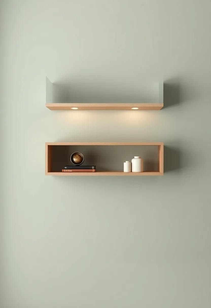 Embrace Minimalism with Sleek Design Floating shelves