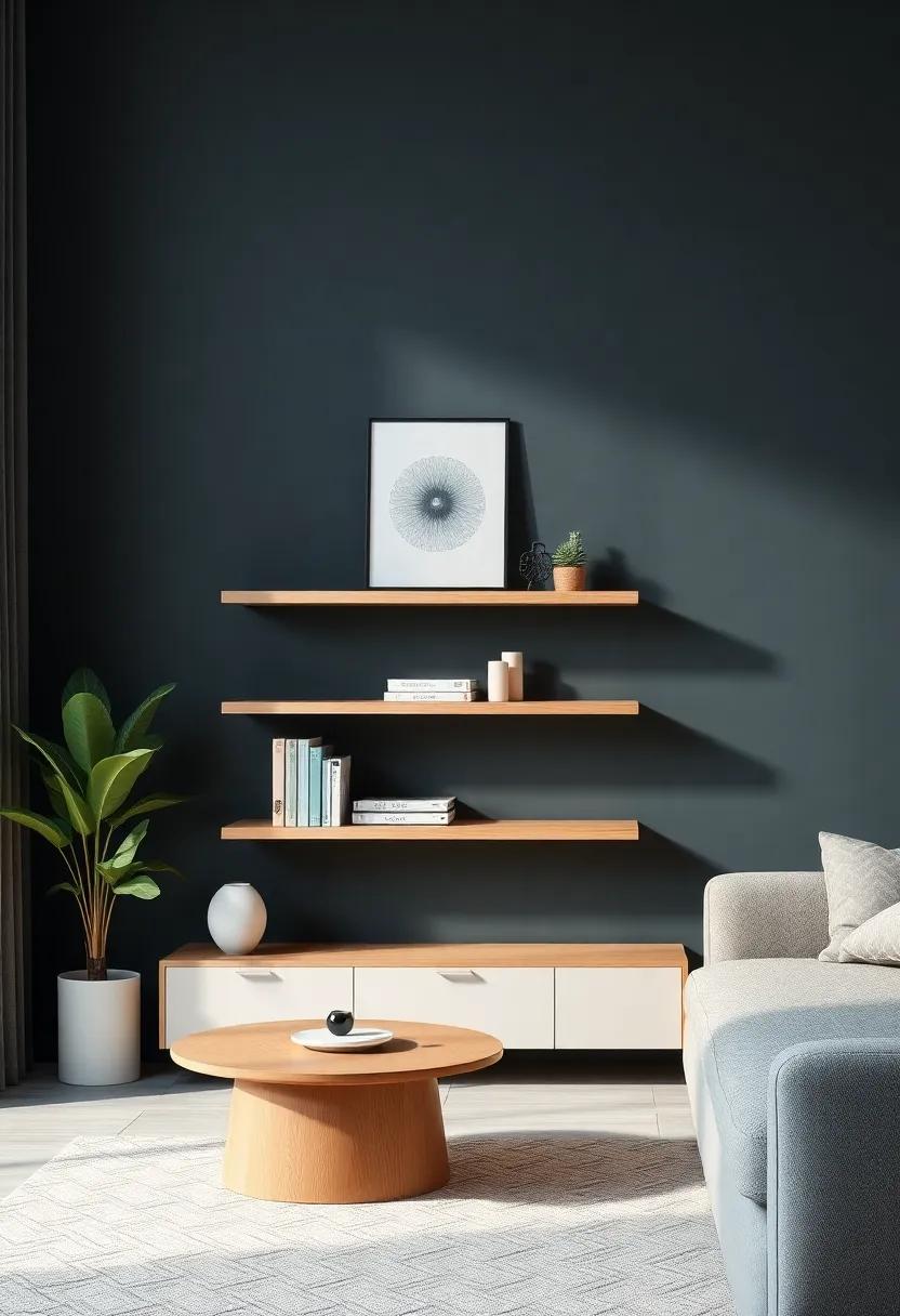Floating Shelves as Functional Art: Blending Utility with Elegance