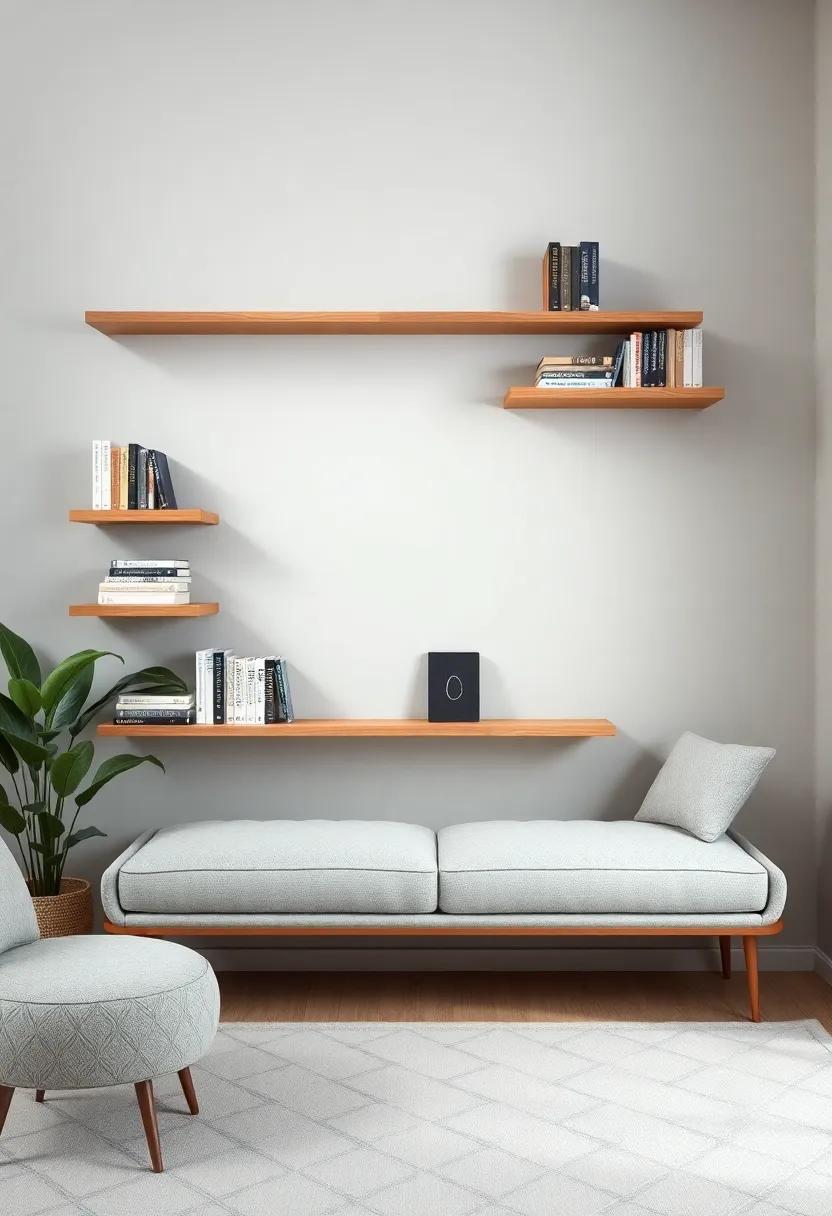 Creating a Cozy Nook: Combining Books and Floating Shelves