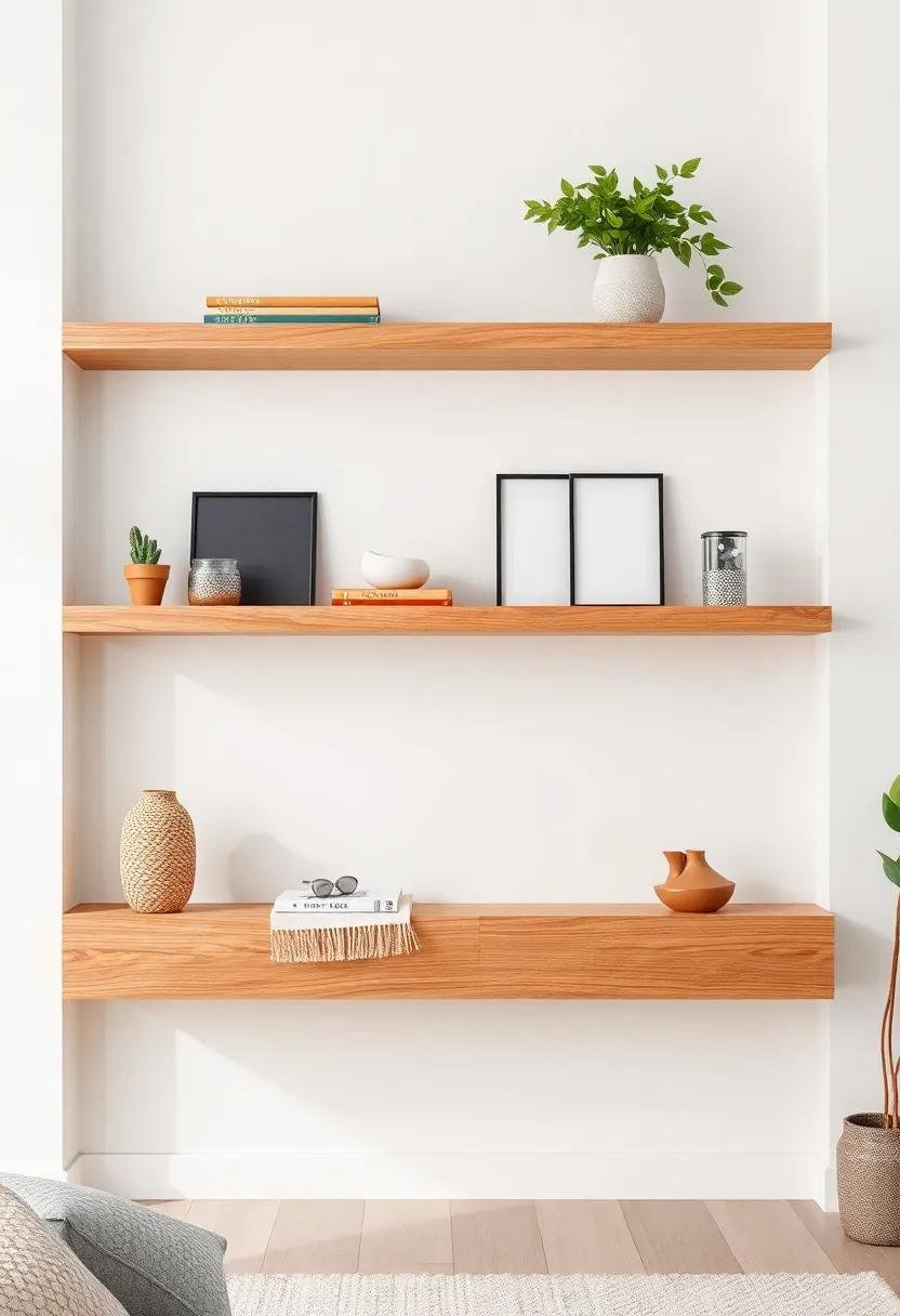 Using Floating Shelves for Seasonal Decor Swaps