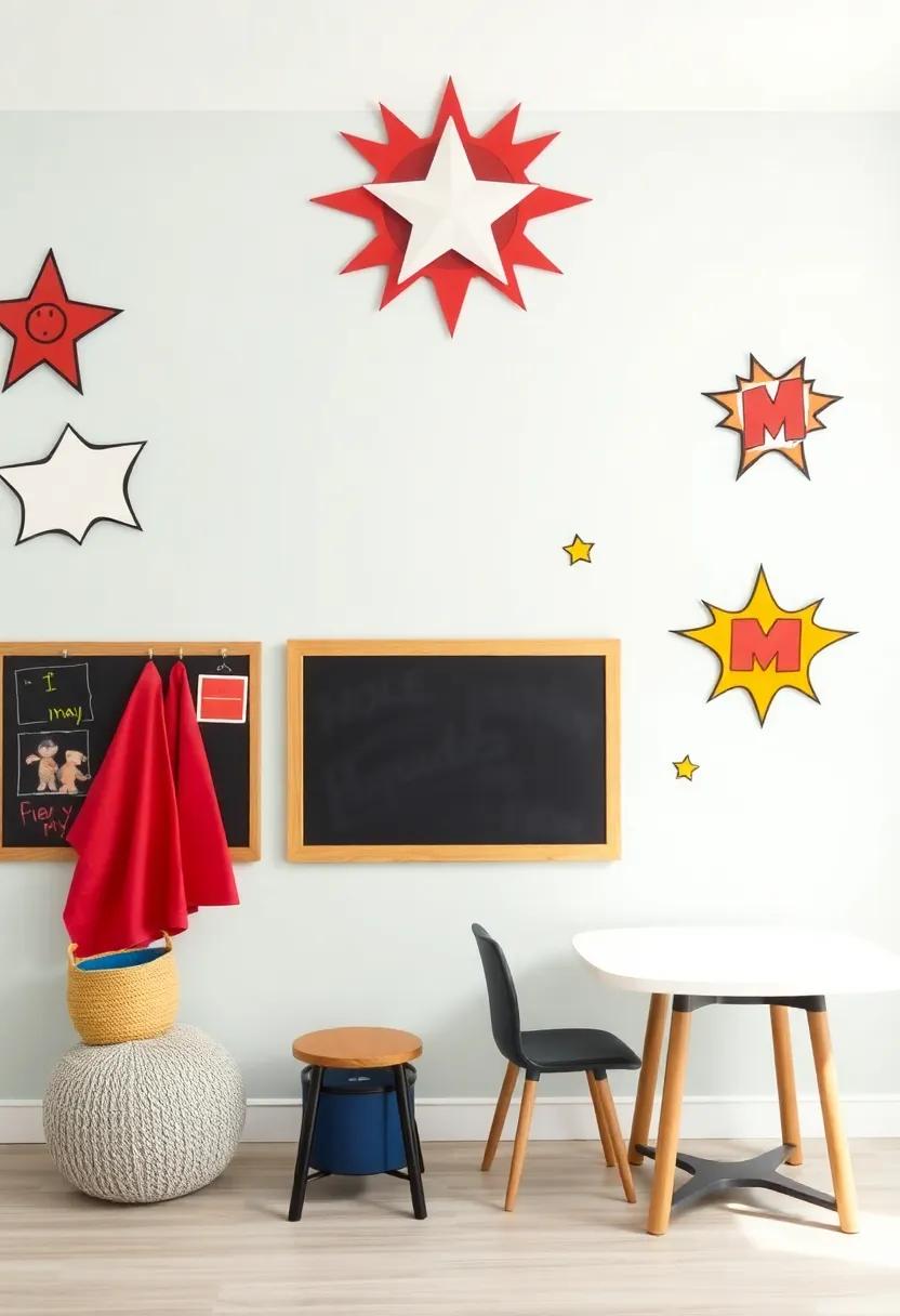 Crafting an‌ Interactive Wall with Chalkboards ‌and ‍Magnetic Surfaces ​for ‌Creative Expression