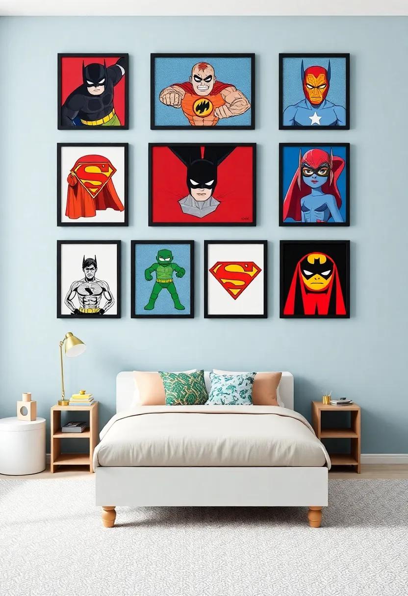 Creating a Gallery Wall of Heroic Artwork to ​Celebrate Iconic⁢ Characters⁢ and ‍Stories