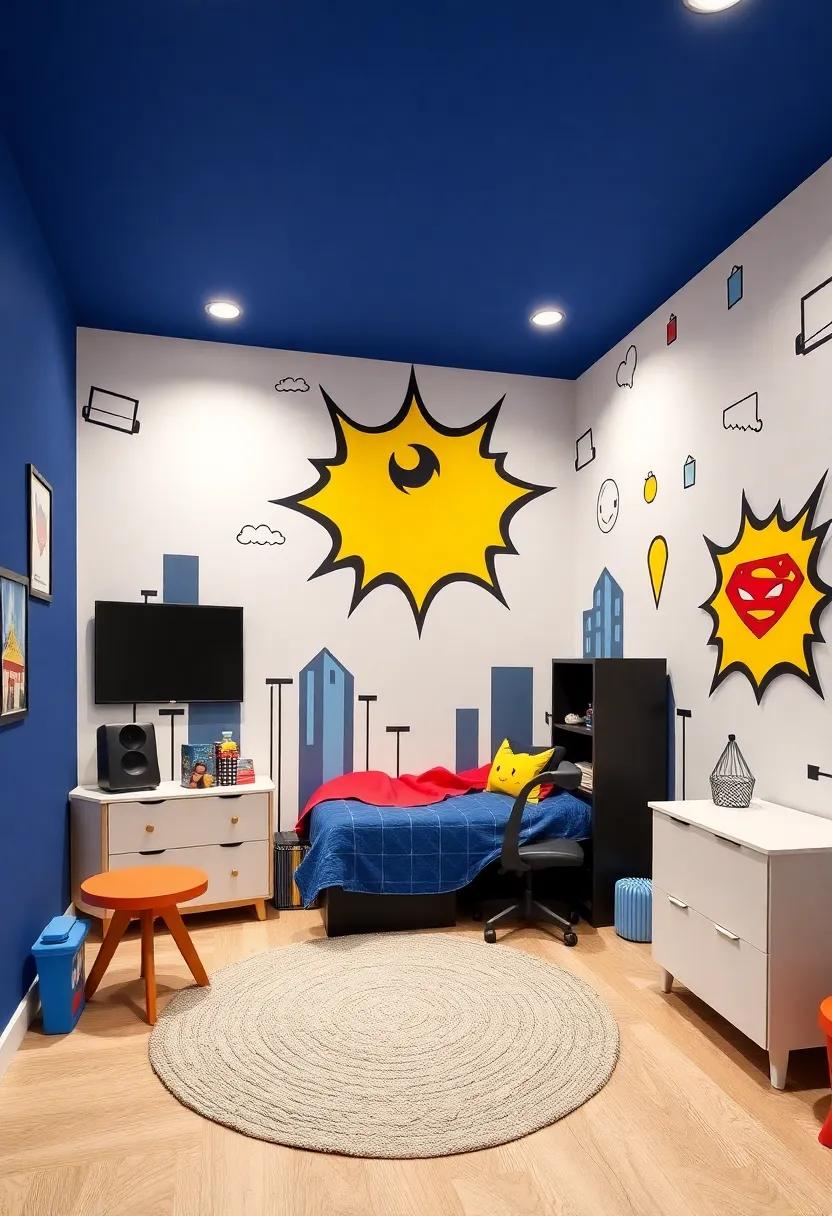 Design Elements ‌Inspired ⁢by Comic Book ⁢Environments to⁤ Enrich⁤ the ambiance