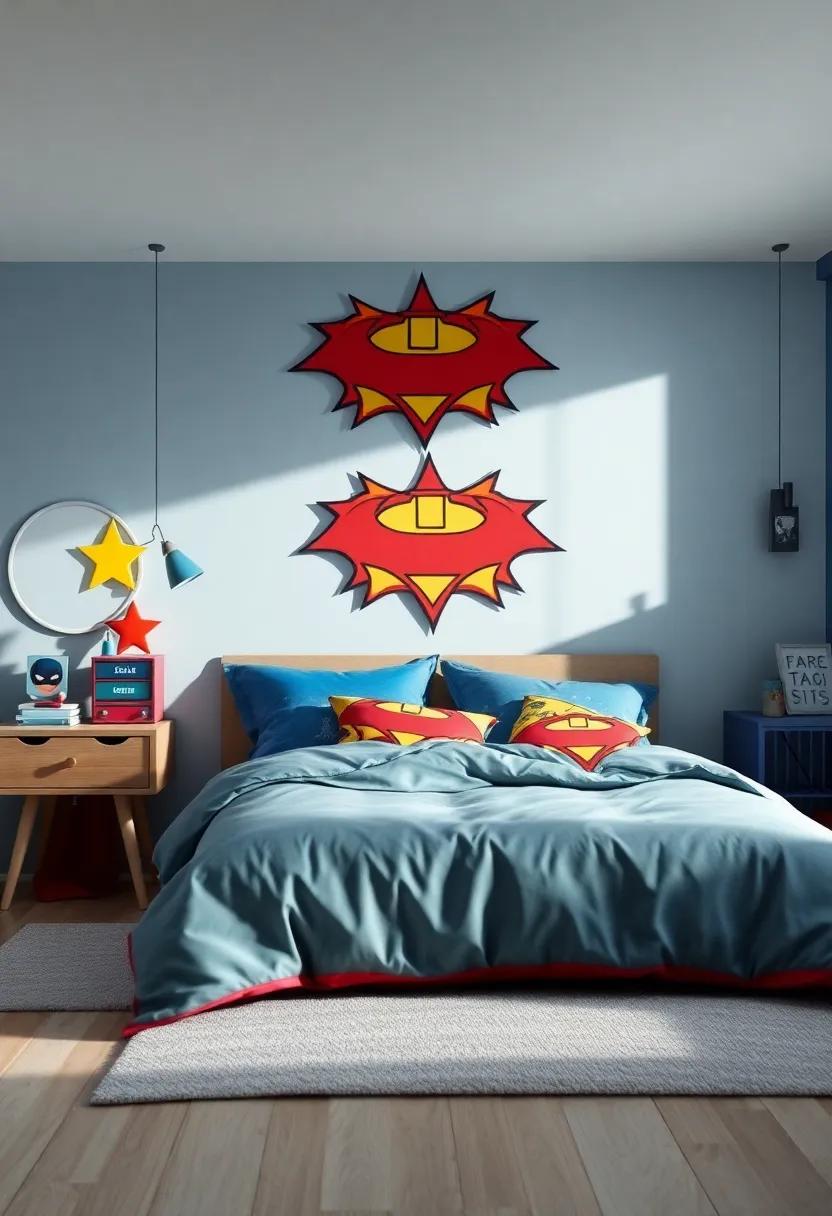 Themed Bedding and Pillows to Inspire Heroic dreams and Cozy Relaxation Spaces
