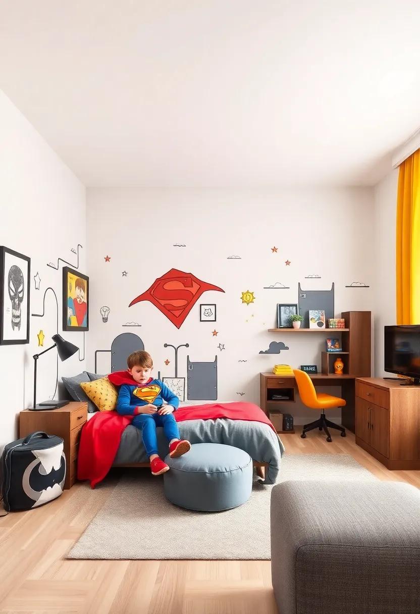 Creating Zones for Relaxation and Imagination in One Room