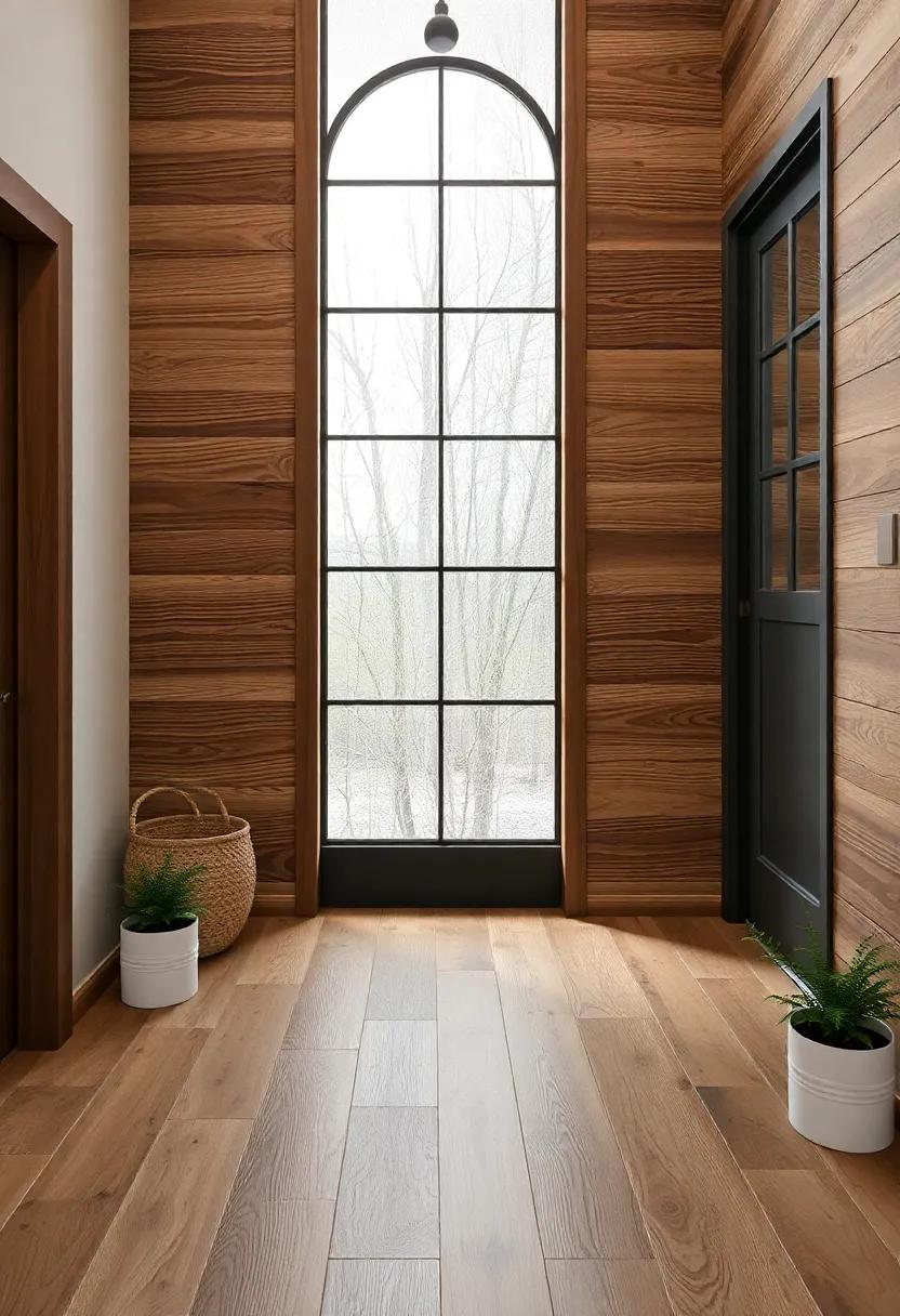 Creating Contrast: Blending Old and New in entryway Design