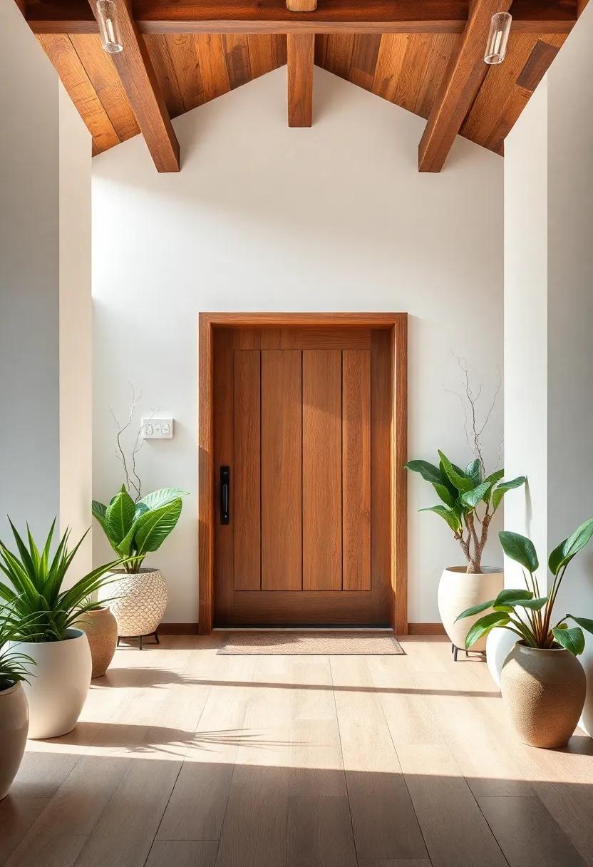 Integrating ⁤Nature:⁤ Bringing Outdoor Elements into Your Entryway Design