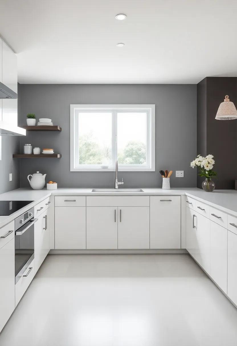 Brightening Your Space: Using Light ⁣Cabinets‍ to ​Enhance‍ Dark Accents