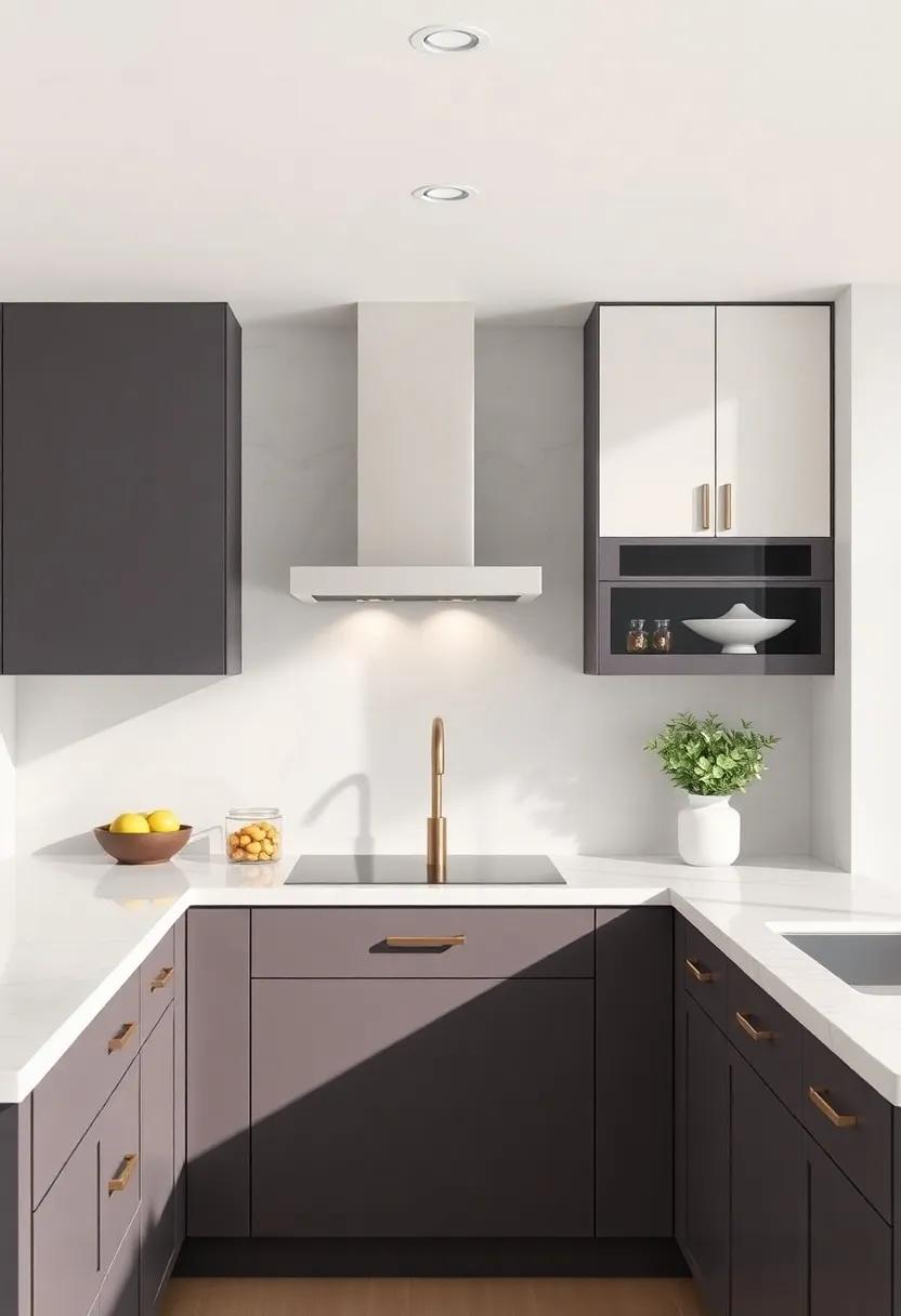 Elevate Your Kitchen ​Aesthetic with Sophisticated Two-Tone ‍Cabinet ​Designs