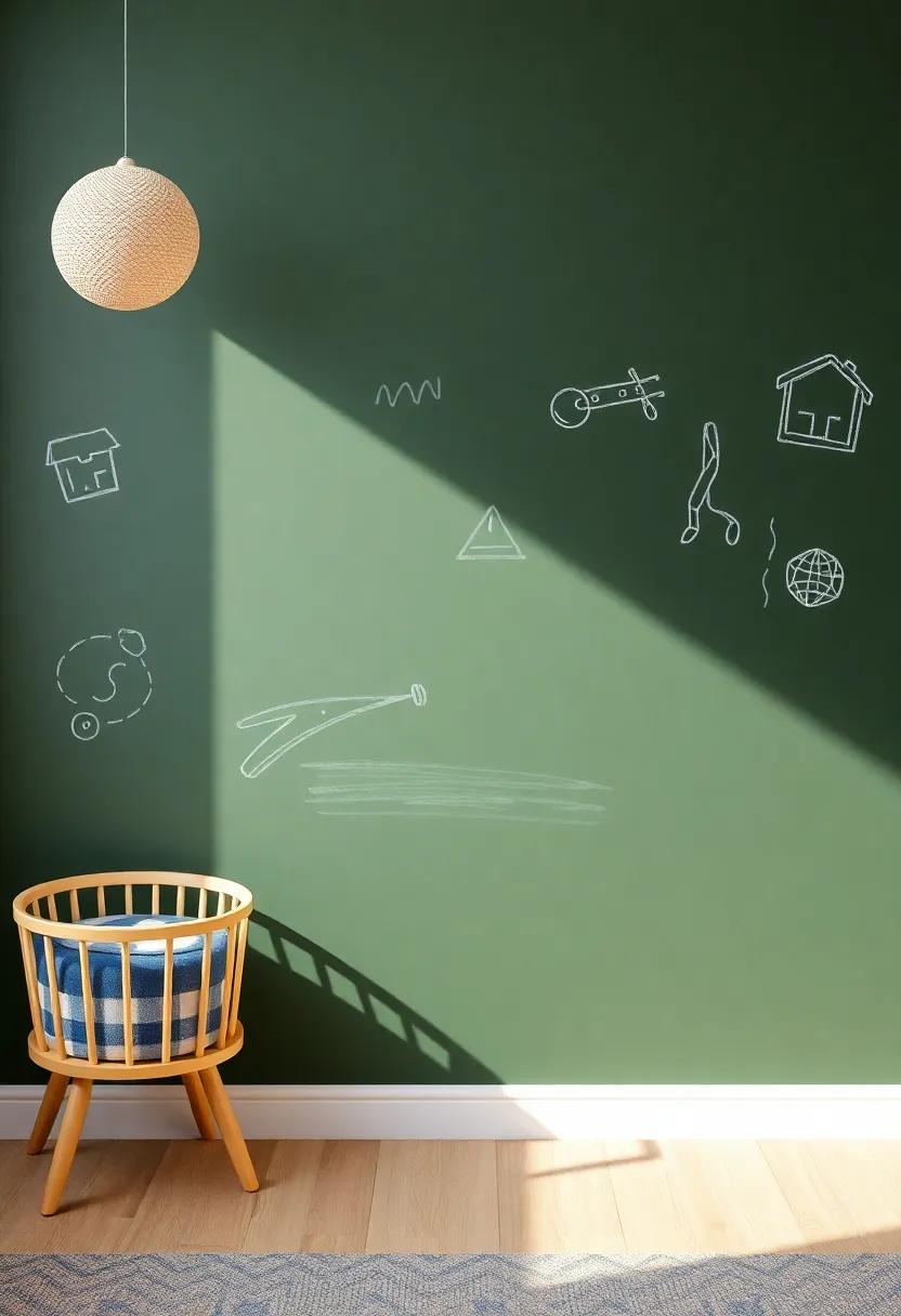Interactive Walls: chalkboard paint and Other Fun Additions