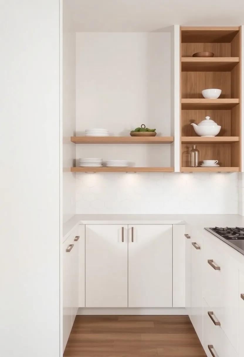 Cohesive Spaces: Integrating Two-Tone Cabinets With Open Shelving