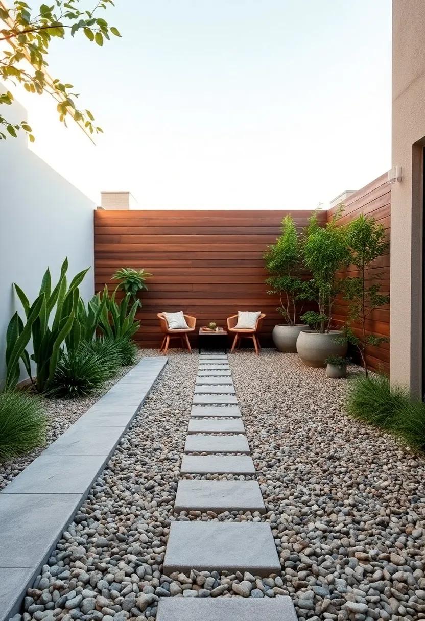 Garden Pathways: Define space with decorative pathways made from stones or wood chips, guiding guests through your urban oasis