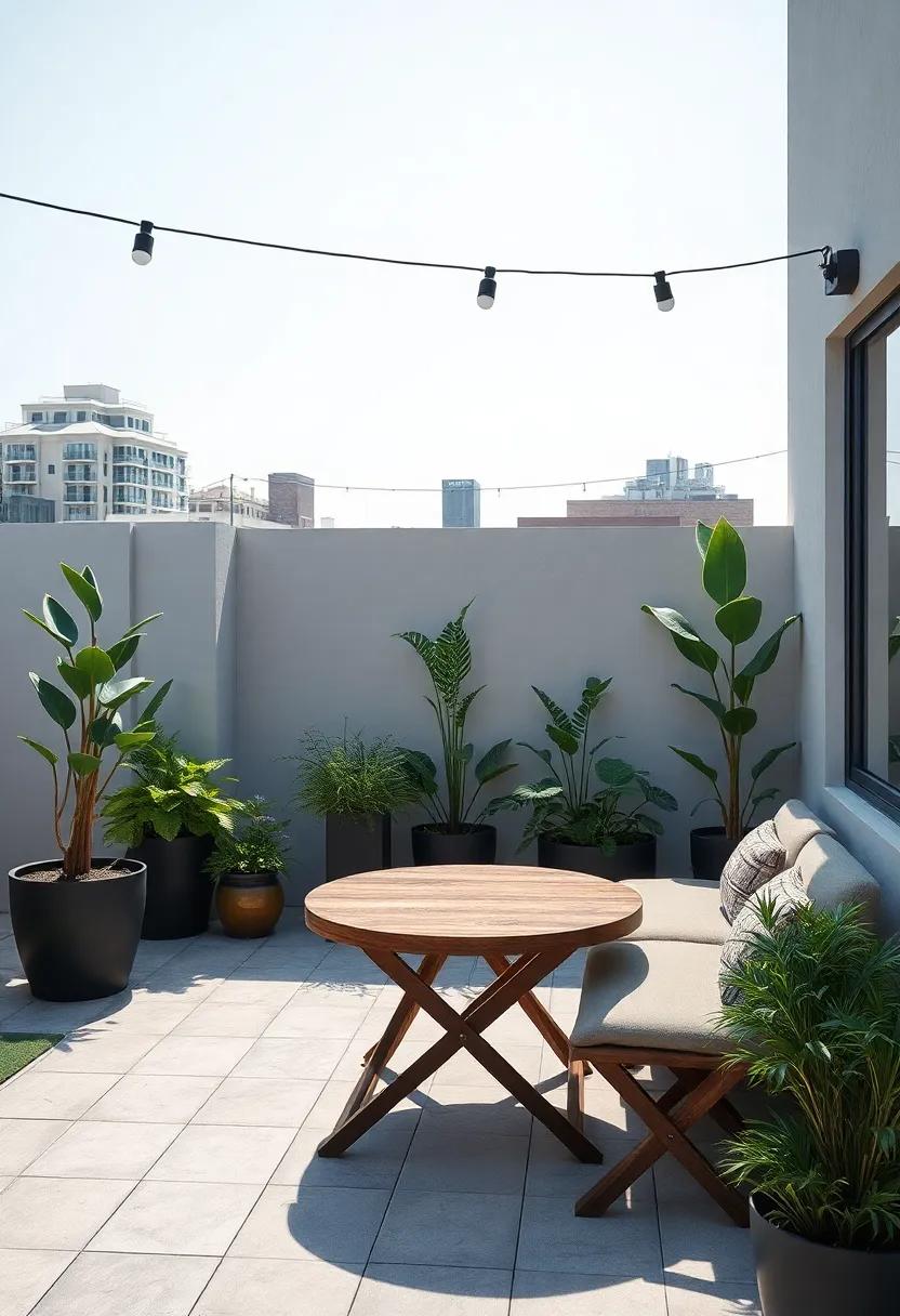 Interactive Games Area: Add a small games table for board games or cards, encouraging social interaction and fun in your outdoor space