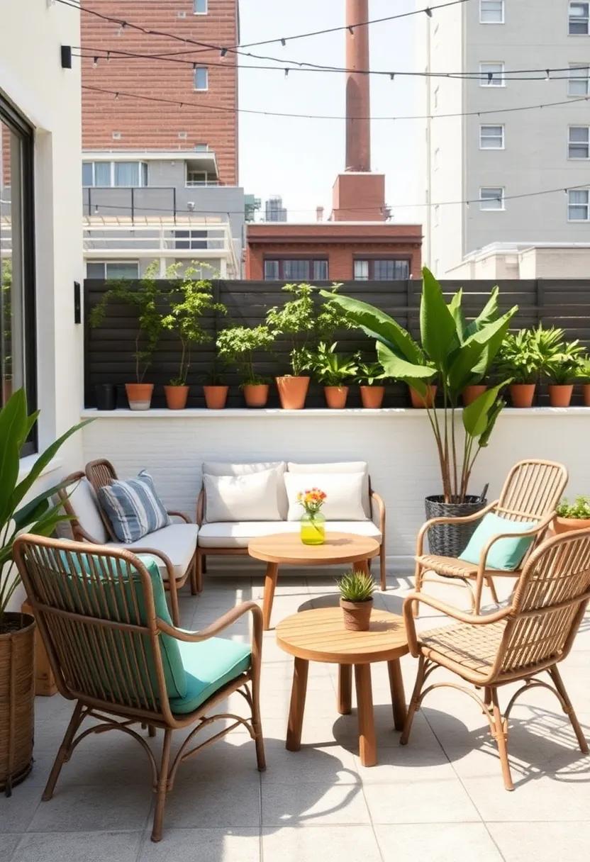 Vintage Finds: Introduce vintage furniture or decor that exudes charm, adding a touch of nostalgia to your urban patio