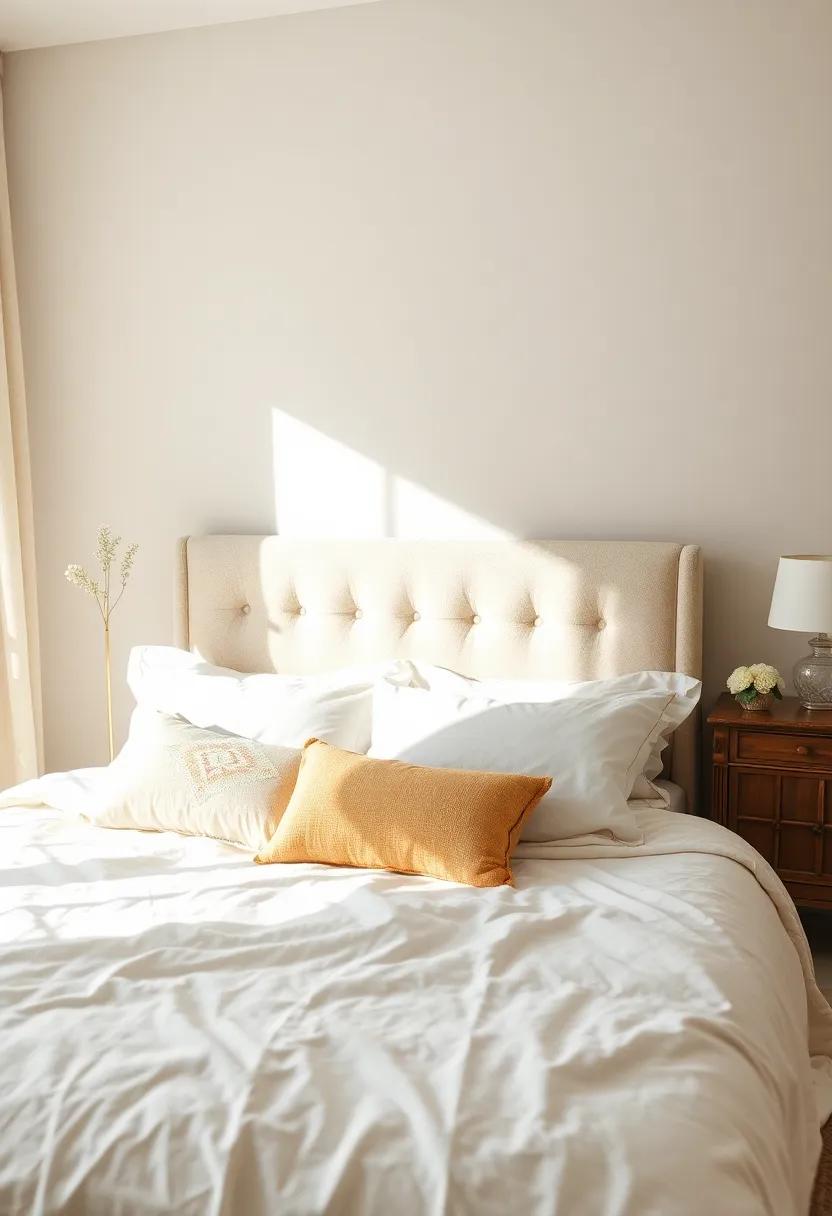 reviving the Allure of Vintage Fabrics in Modern Bedroom⁣ Décor