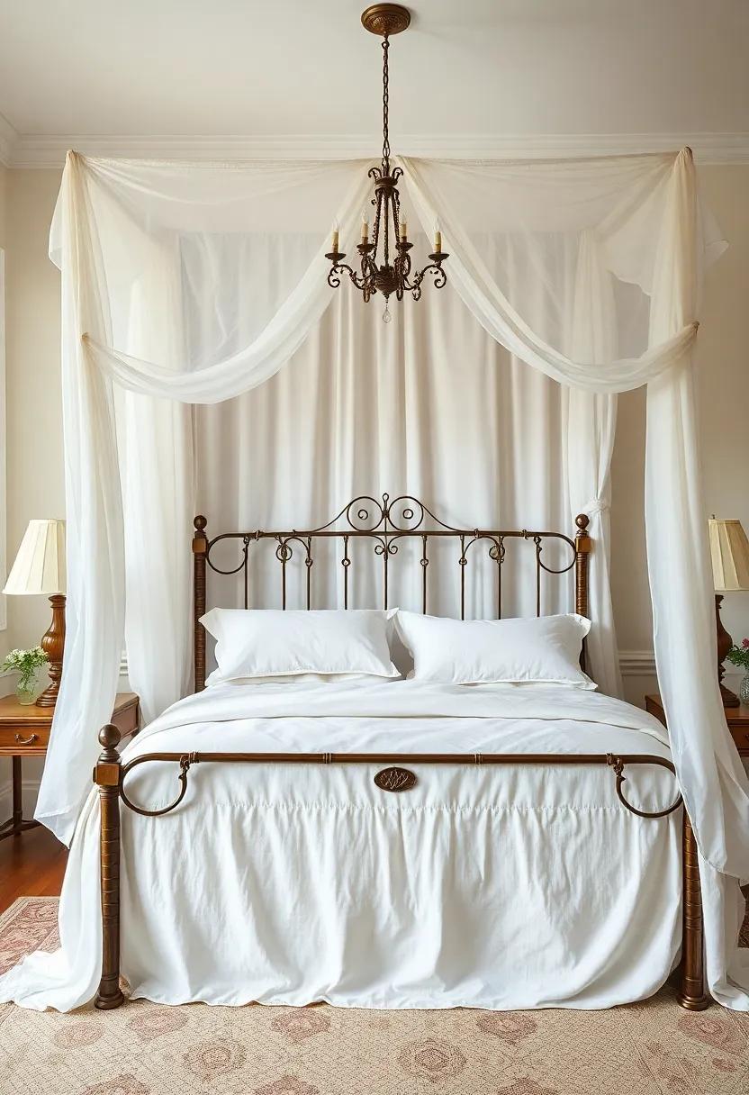 Reviving the charm of Bed Canopies with Vintage Fabrics