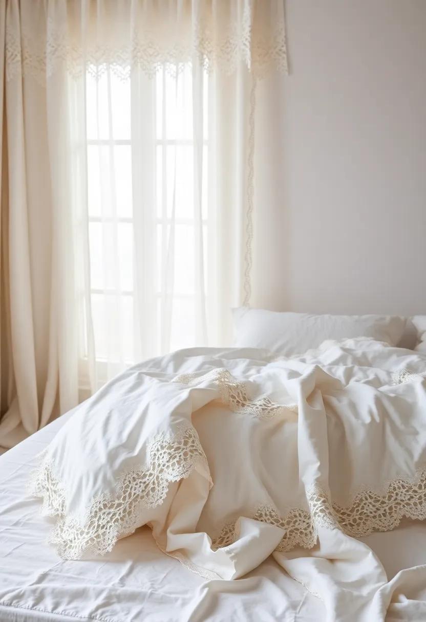 The Subtle Elegance of Lace Trimmings in Bedroom Linens