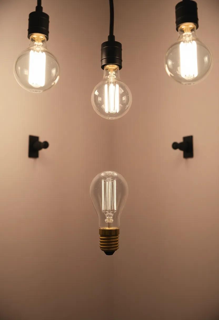 pairing Vintage Edison Bulbs with Contemporary Designs for Striking Contrast