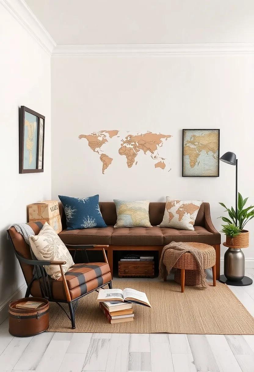 Designing a Reading‍ Nook ⁤with Travel Literature and‍ Throw Pillows