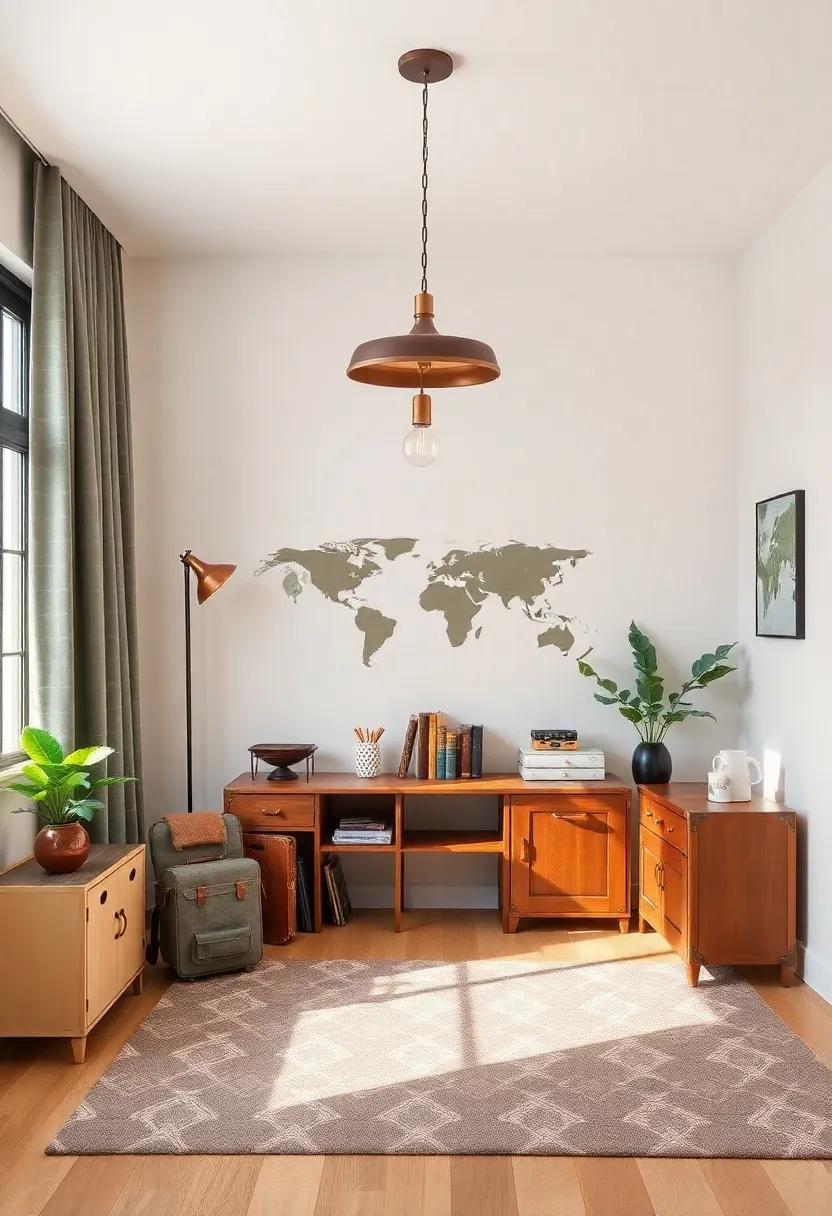 Utilizing Lighting Fixtures that Reflect Classic Travel Styles