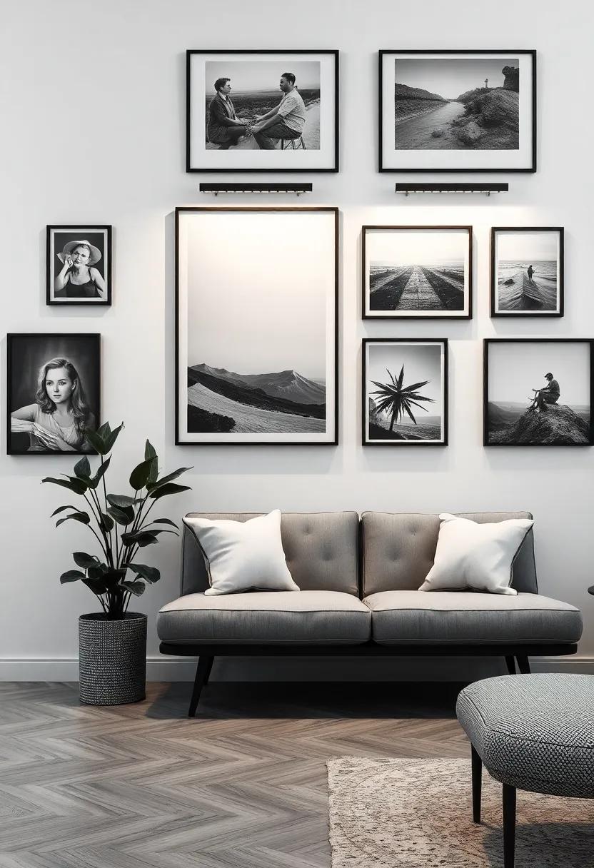 Mixing Eras: Integrating Vintage Black-and-White Art into Modern Spaces