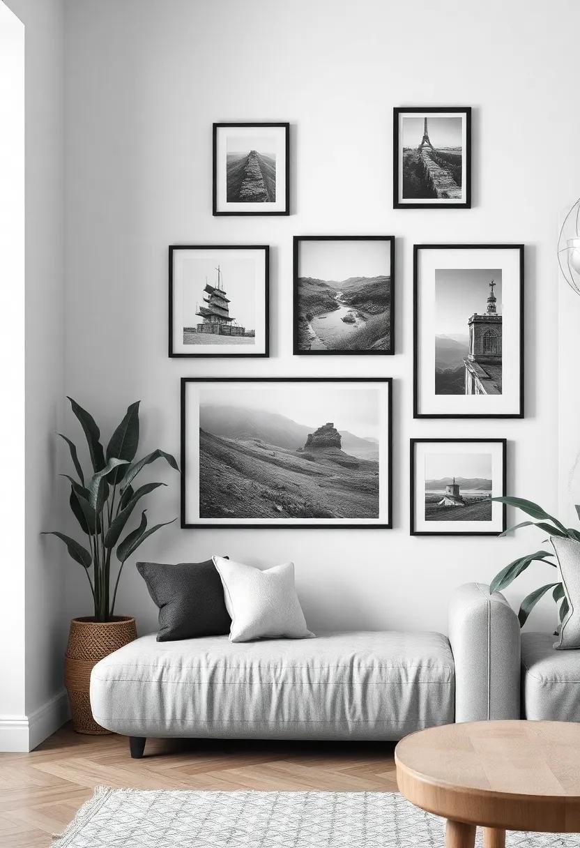 Color schemes to Complement Black-and-White Art in your Home